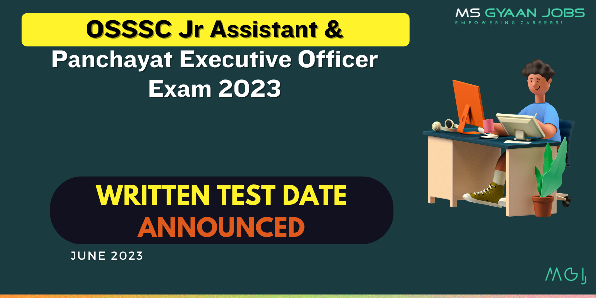 OSSSC Jr Asst and PEO Recruitment 2023 exam