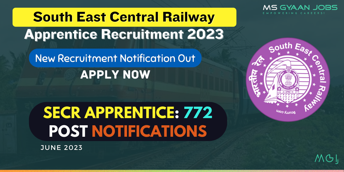 South East Central Railway Apprentice 2023